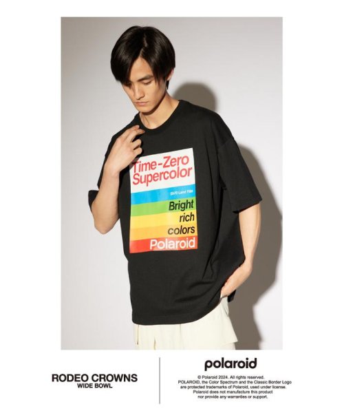 RODEO CROWNS WIDE BOWL(ロデオクラウンズワイドボウル)/Polaroid ボックスロゴTシャツ/img08