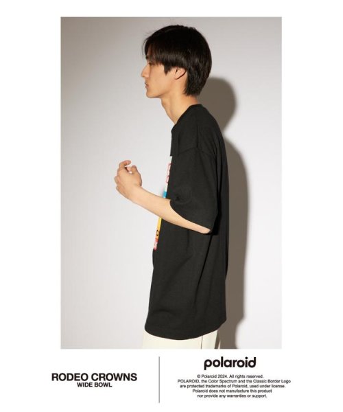 RODEO CROWNS WIDE BOWL(ロデオクラウンズワイドボウル)/Polaroid ボックスロゴTシャツ/img09
