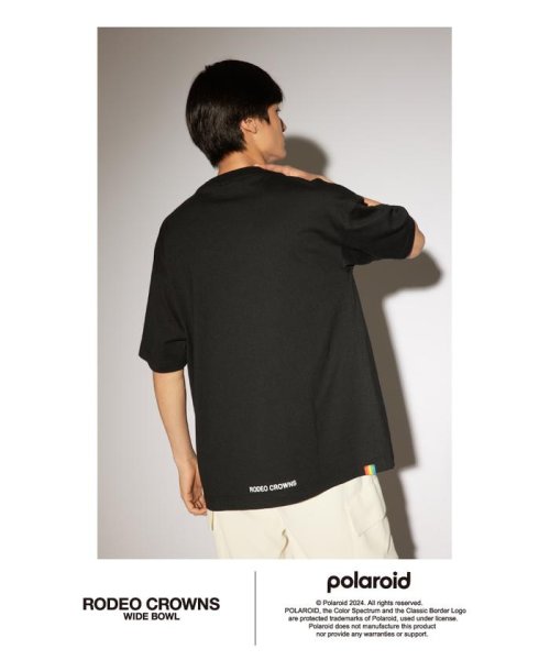 RODEO CROWNS WIDE BOWL(ロデオクラウンズワイドボウル)/Polaroid ボックスロゴTシャツ/img10