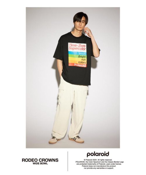 RODEO CROWNS WIDE BOWL(ロデオクラウンズワイドボウル)/Polaroid ボックスロゴTシャツ/img11