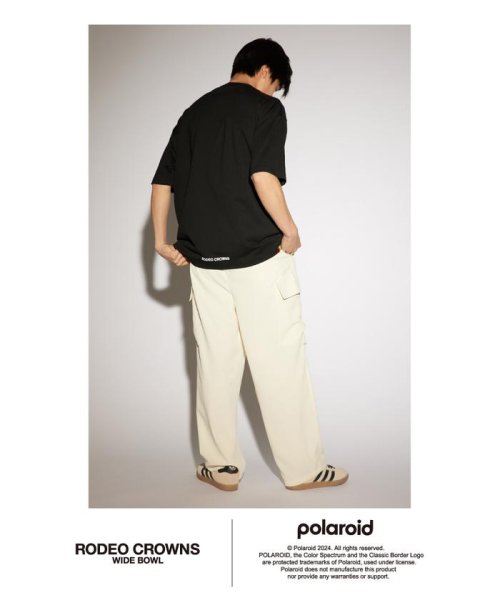 RODEO CROWNS WIDE BOWL(ロデオクラウンズワイドボウル)/Polaroid ボックスロゴTシャツ/img12