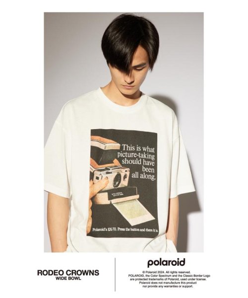 RODEO CROWNS WIDE BOWL(ロデオクラウンズワイドボウル)/Polaroid フォトTシャツ/img01