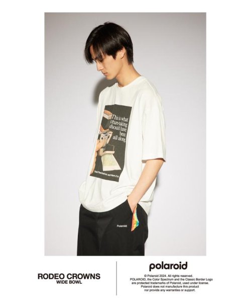 RODEO CROWNS WIDE BOWL(ロデオクラウンズワイドボウル)/Polaroid フォトTシャツ/img02