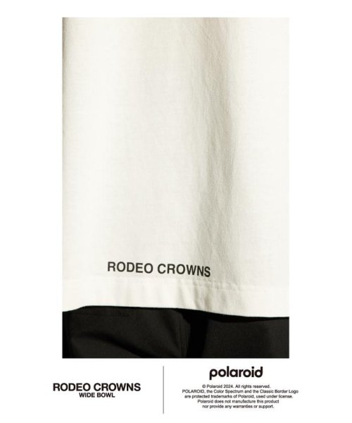 RODEO CROWNS WIDE BOWL(ロデオクラウンズワイドボウル)/Polaroid フォトTシャツ/img11