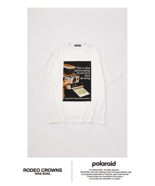 RODEO CROWNS WIDE BOWL(ロデオクラウンズワイドボウル)/Polaroid フォトTシャツ/img13