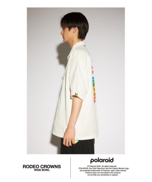 RODEO CROWNS WIDE BOWL(ロデオクラウンズワイドボウル)/Polaroid バックプリントシャツ/img07