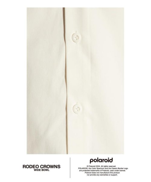 RODEO CROWNS WIDE BOWL(ロデオクラウンズワイドボウル)/Polaroid バックプリントシャツ/img12
