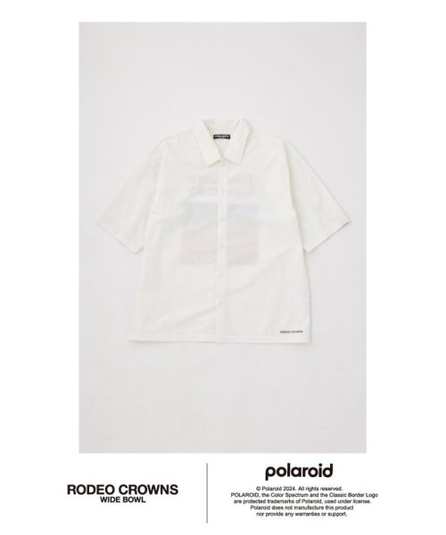 RODEO CROWNS WIDE BOWL(ロデオクラウンズワイドボウル)/Polaroid バックプリントシャツ/img14
