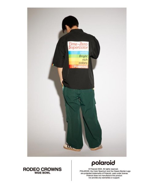 RODEO CROWNS WIDE BOWL(ロデオクラウンズワイドボウル)/Polaroid バックプリントシャツ/img20