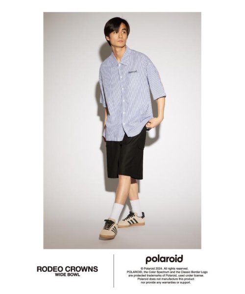 RODEO CROWNS WIDE BOWL(ロデオクラウンズワイドボウル)/Polaroid バックラインシャツ/img04