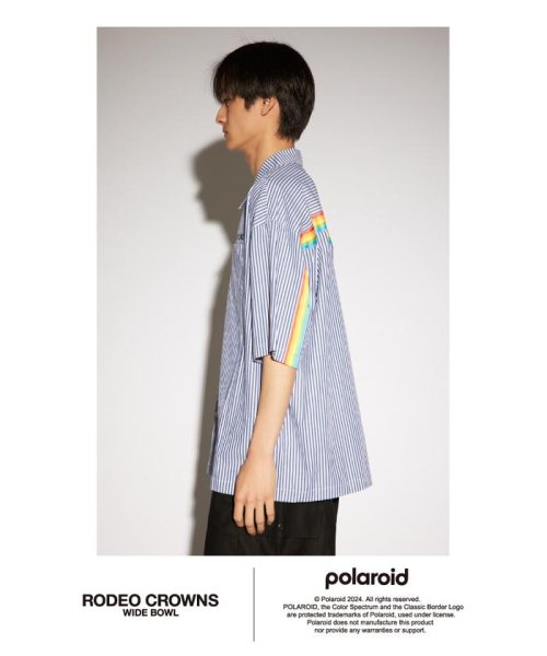 RODEO CROWNS WIDE BOWL(ロデオクラウンズワイドボウル)/Polaroid バックラインシャツ/img07