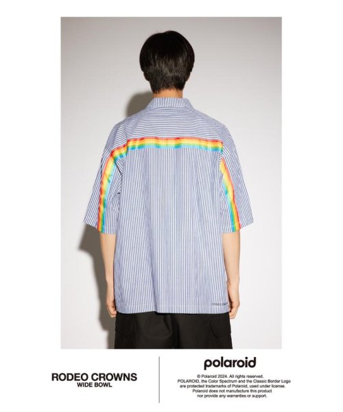 RODEO CROWNS WIDE BOWL(ロデオクラウンズワイドボウル)/Polaroid バックラインシャツ/img08