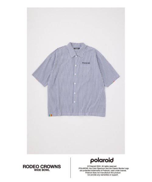 RODEO CROWNS WIDE BOWL(ロデオクラウンズワイドボウル)/Polaroid バックラインシャツ/img16
