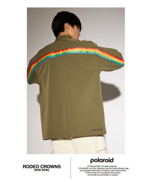 RODEO CROWNS WIDE BOWL(ロデオクラウンズワイドボウル)/Polaroid バックラインシャツ/img20