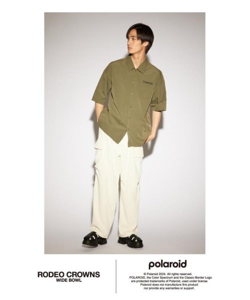 RODEO CROWNS WIDE BOWL(ロデオクラウンズワイドボウル)/Polaroid バックラインシャツ/img21