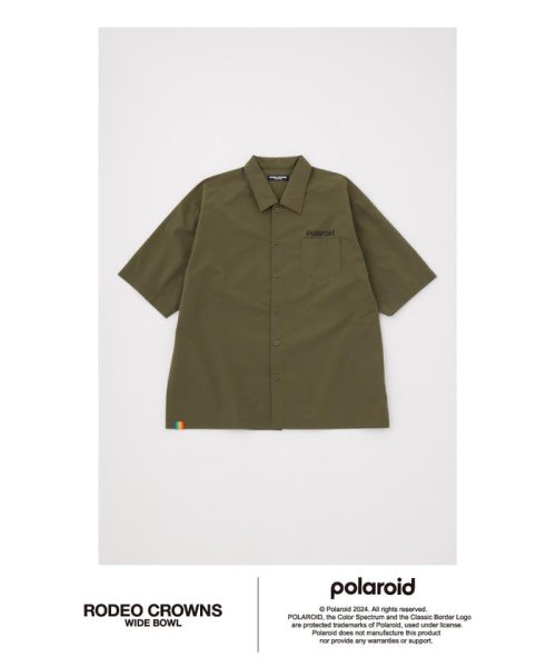 RODEO CROWNS WIDE BOWL(ロデオクラウンズワイドボウル)/Polaroid バックラインシャツ/img23