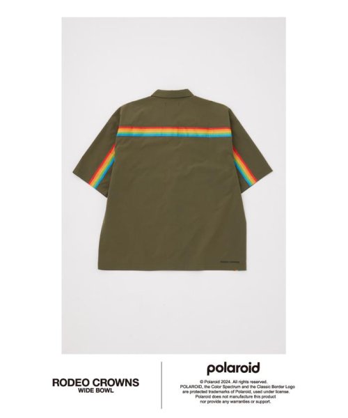 RODEO CROWNS WIDE BOWL(ロデオクラウンズワイドボウル)/Polaroid バックラインシャツ/img24