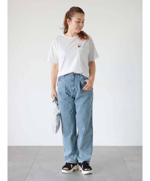 Lugnoncure(ルノンキュール)/女の子刺繍Tシャツ/img01
