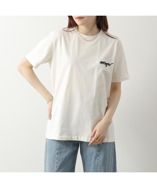 MSGM(MSGM)/MSGM 半袖 Tシャツ MDM540 ロゴ刺繍/img06