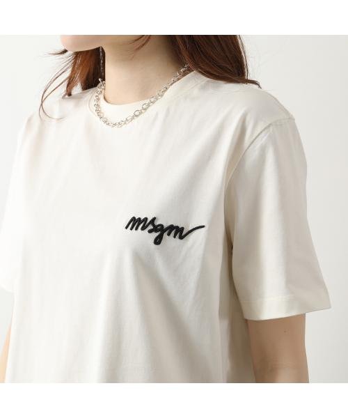 MSGM(MSGM)/MSGM 半袖 Tシャツ MDM540 ロゴ刺繍/img08