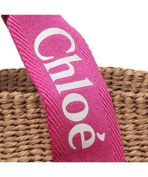 Chloe(クロエ)/クロエ かごバッグ ハンドバッグ キッズ ガールズ バスケットバッグ ベージュ ピンク レディース CHLOE C20045 49L/img08
