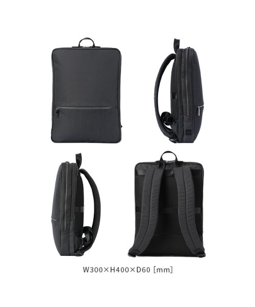 IS/IT リュック ビジネスリュック ビジネスバッグ メンズ ブランド スリム 通勤 薄型 撥水 防水 A4 PC 13インチ イズイット 962711 IS/IT