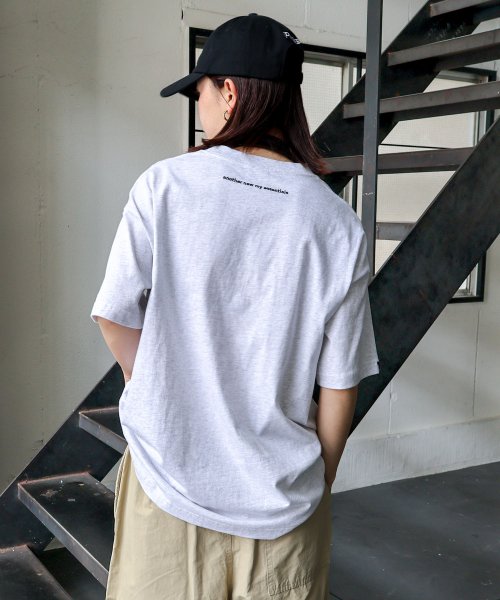 ANME(アンメ)/バックロゴ刺繍 ポケット 無地 Tシャツ/img12