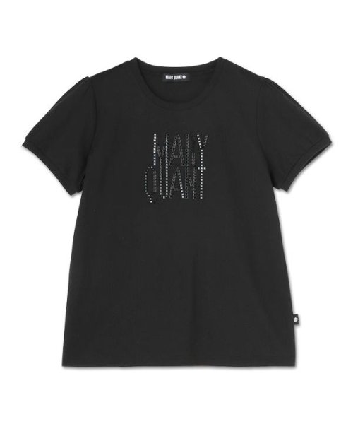MARY QUANT(マリークヮント)/アーカイブロゴビジュー Tシャツ/img01