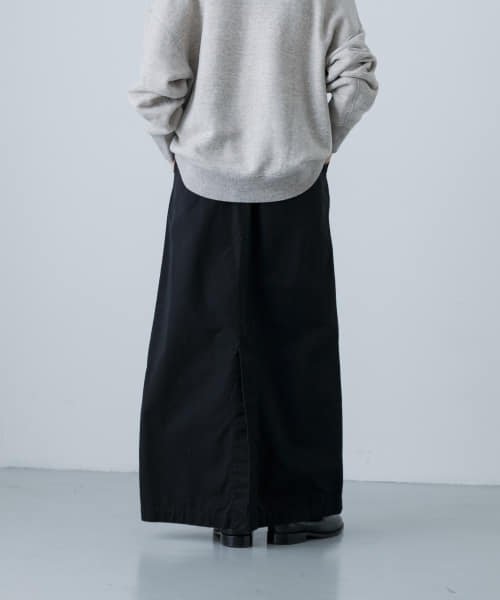 【予約】『2サイズ展開』コットンストレートスカート 