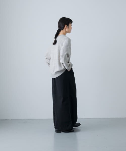 【予約】『2サイズ展開』コットンストレートスカート 