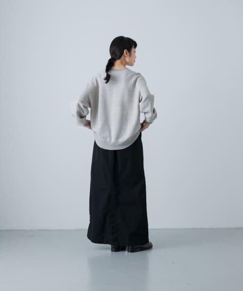 【予約】『2サイズ展開』コットンストレートスカート 