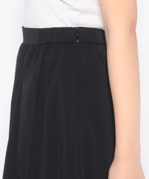 バイヤス切替ギャザースカート 手洗い可能です フィッティングモデル 詳細画像 165cm B73 W61 H85　着用サイズ：02
