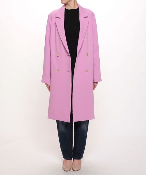 ダブルクロスチェスターコート 