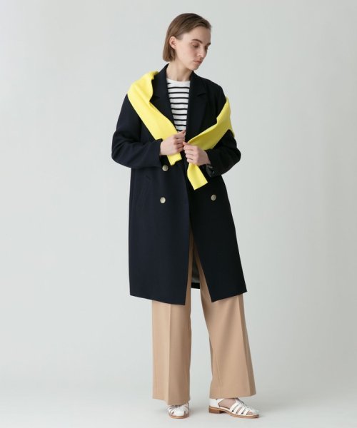 ダブルクロスチェスターコート 