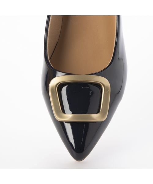 ポインテッドトゥバックルパンプス【低反発スポンジ入り】 人気・おすすめ｜使いやすい・旅行におすすめ 品質保証 全国発送 日本国内発送・最短翌日お届け