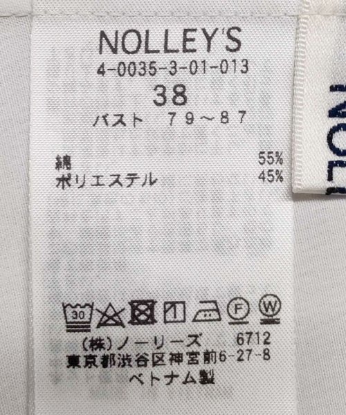 NOLLEY’S(ノーリーズ)/パール釦パフスリーブブラウス/img47