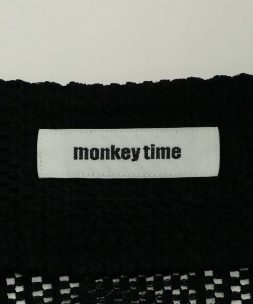 monkey time(モンキータイム)/シアー ダブルラッセル ベースボール シャツ/img12