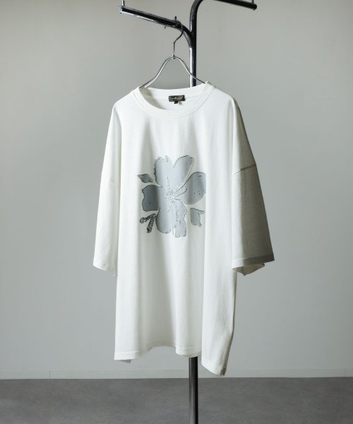 Nilway(ニルウェイ)/ピグメントプリント刺繍Tシャツ/img07