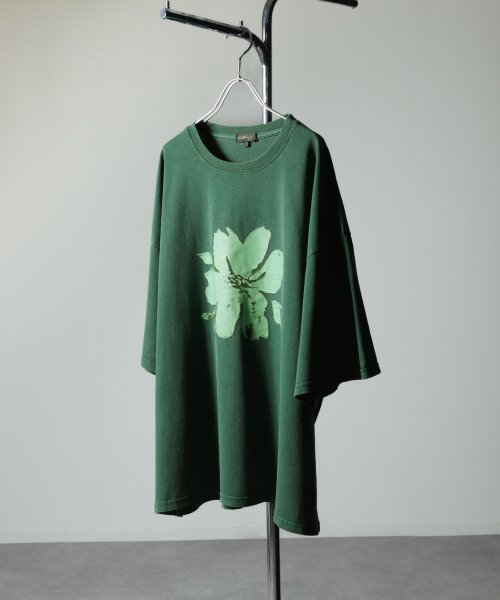 Nilway(ニルウェイ)/ピグメントプリント刺繍Tシャツ/img08