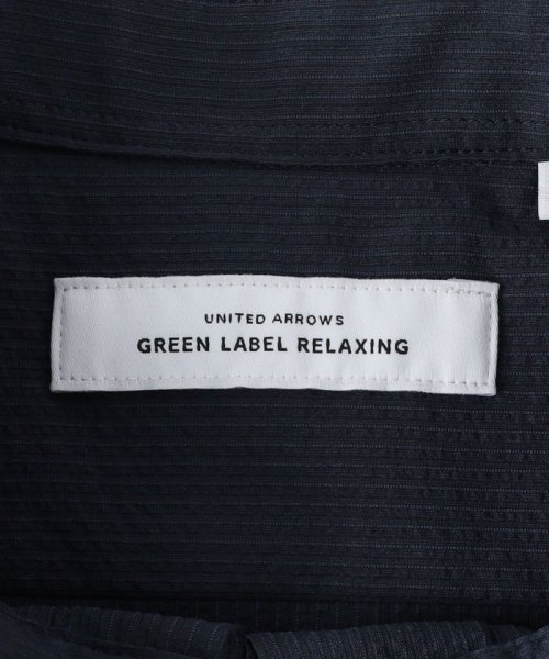 green label relaxing(グリーンレーベルリラクシング)/ラッカン ソリッド スタンダード バンドカラー ドレスシャツ －ストレッチ・吸水速乾－/img16