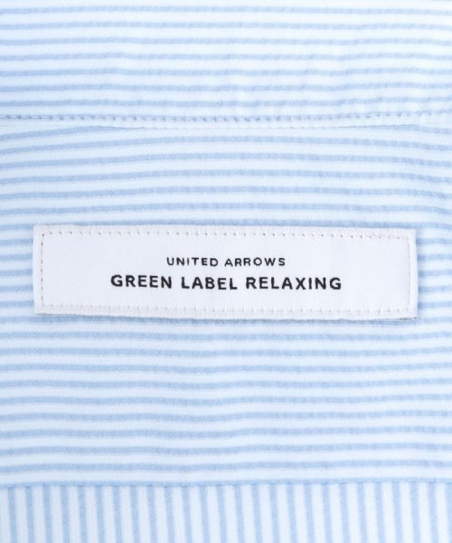 green label relaxing(グリーンレーベルリラクシング)/ラッカン ストライプ スタンダード スナップダウン ドレスシャツ －ストレッチ・吸水速乾－/img11