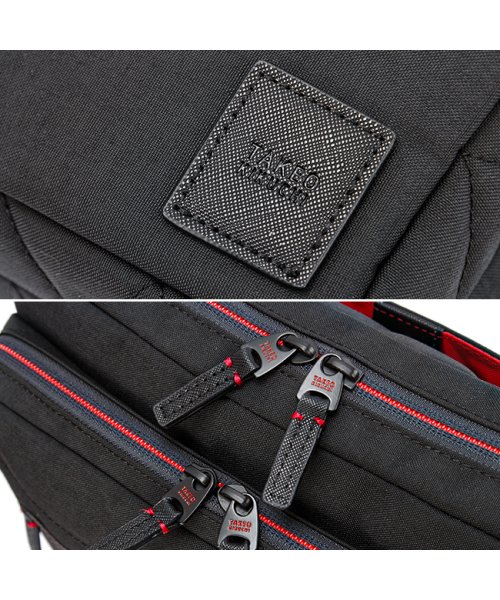 タケオキクチ ショルダーバッグ メンズ 斜めがけバッグ 撥水 防水 軽量 B5 TAKEO KIKUCHI 739112 トゥルーロックファブリック TAKEO ｜正面 ｜背面