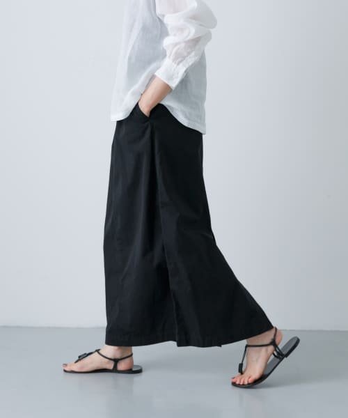 【予約】『2サイズ展開』コットンストレートスカート 