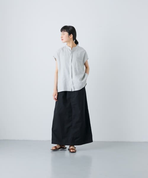 【予約】『2サイズ展開』コットンストレートスカート 