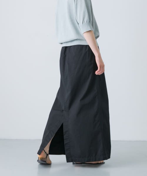 【予約】『2サイズ展開』コットンストレートスカート 