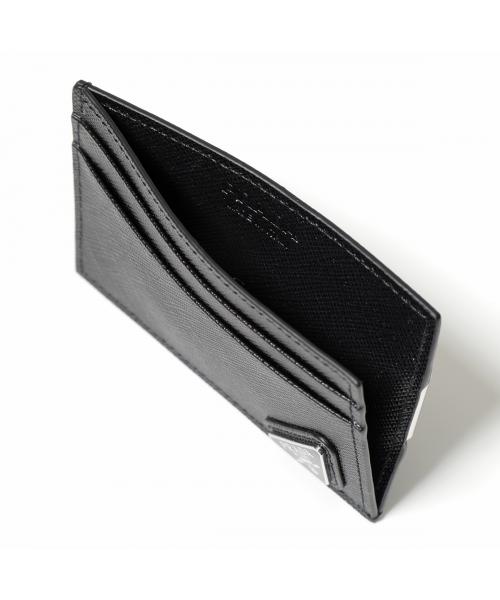 PRADA プラダ サフィアーノ 三角プレート マネークリップ カードケース 楽天市場】PRADA プラダ メンズマネークリップ二つ折り財布