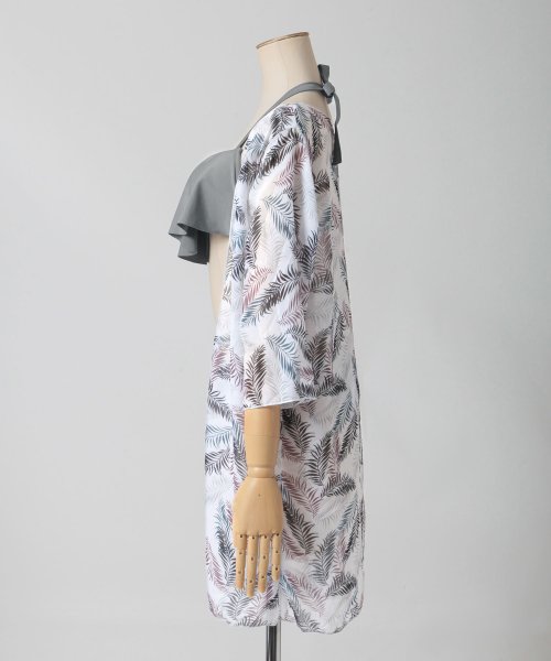 3点セット・リーフ柄ガウン付きビキニ・水着/24123 人気・おすすめ｜使いやすい・旅行におすすめ 品質保証 全国発送 正規品・日本国内発送・安心保証付き