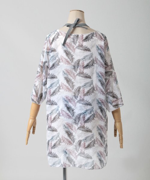 3点セット・リーフ柄ガウン付きビキニ・水着/24123 人気・おすすめ｜使いやすい・旅行におすすめ 品質保証 全国発送 正規品・日本国内発送・安心保証付き