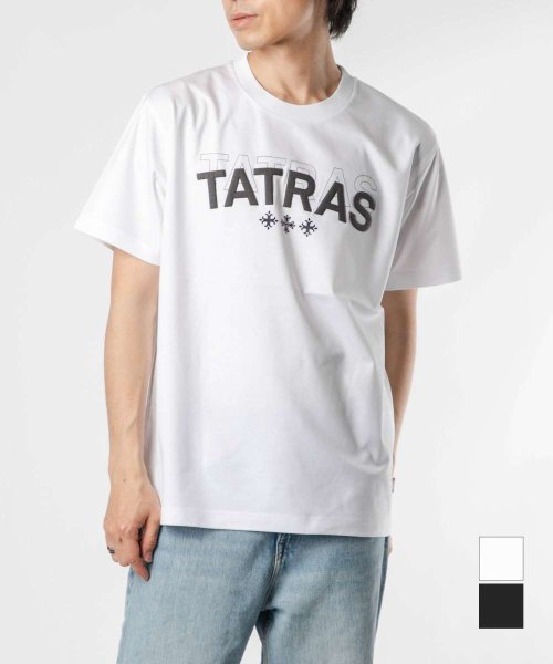 TATRAS(タトラス)/タトラス TATRAS MTAT24S8261－M Tシャツ ANICETO メンズ トップス 半袖 アニチェート クルーネック ロゴT カットソー プレゼント/img01