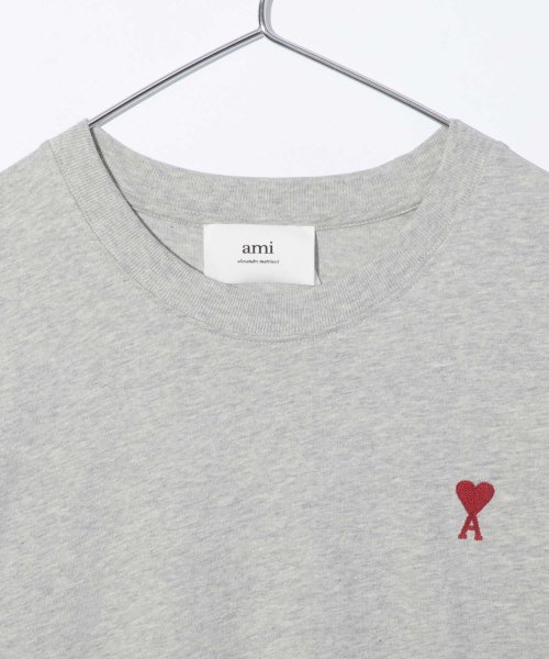 ami paris(アミパリス)/アミ パリス AMI PARIS BFUTS005.726 Tシャツ RED AMI DE COEUR TSHIRT メンズ レディース トップス 半袖 カット/img18